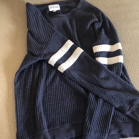 Very cute and Olive and Oak varsity sweater - Picture 3 of 3